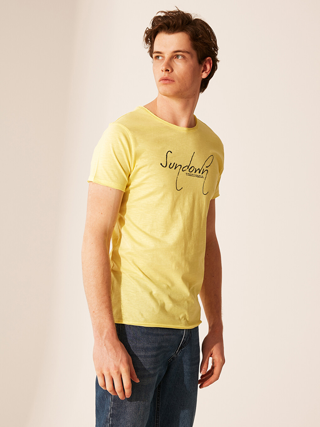 T-shirt pour Hommes en Coton Peigné-2