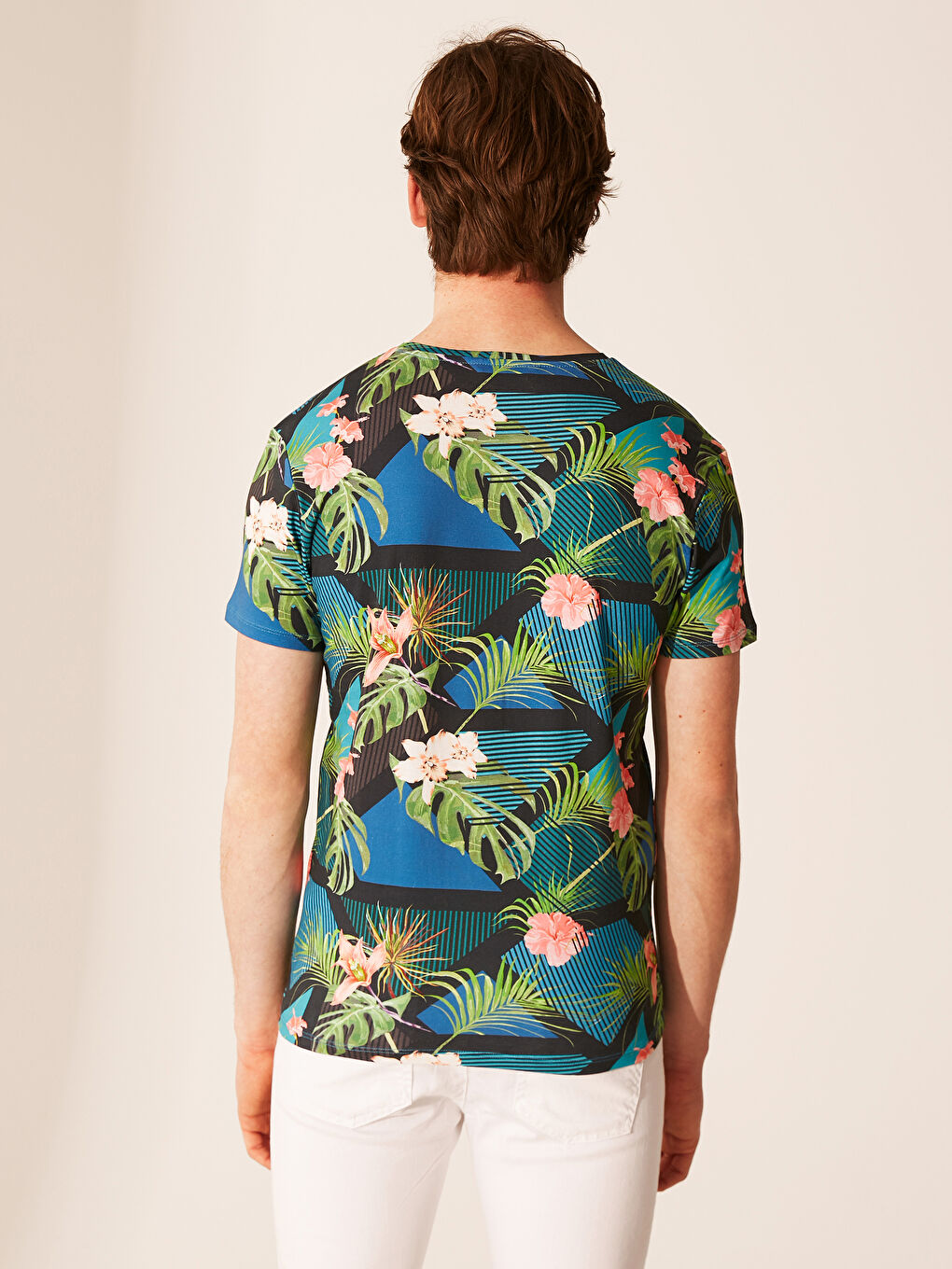 Футболка из чесаного хлопка для мужчин-3