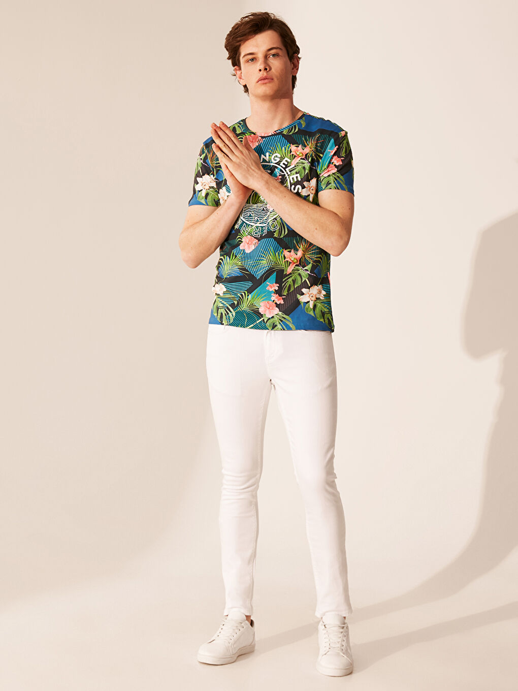 Футболка из чесаного хлопка для мужчин-4