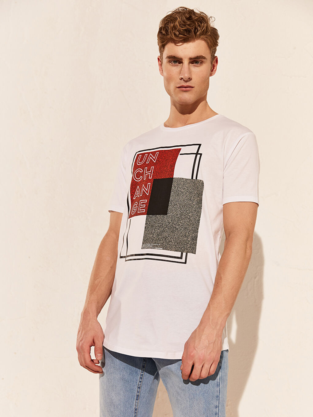 Футболка для чоловіків з чесаної бавовни-1