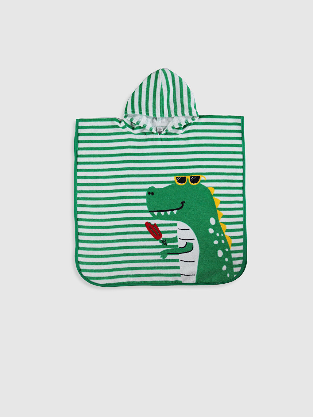 Yeşil Erkek Bebek Panço Havlu
