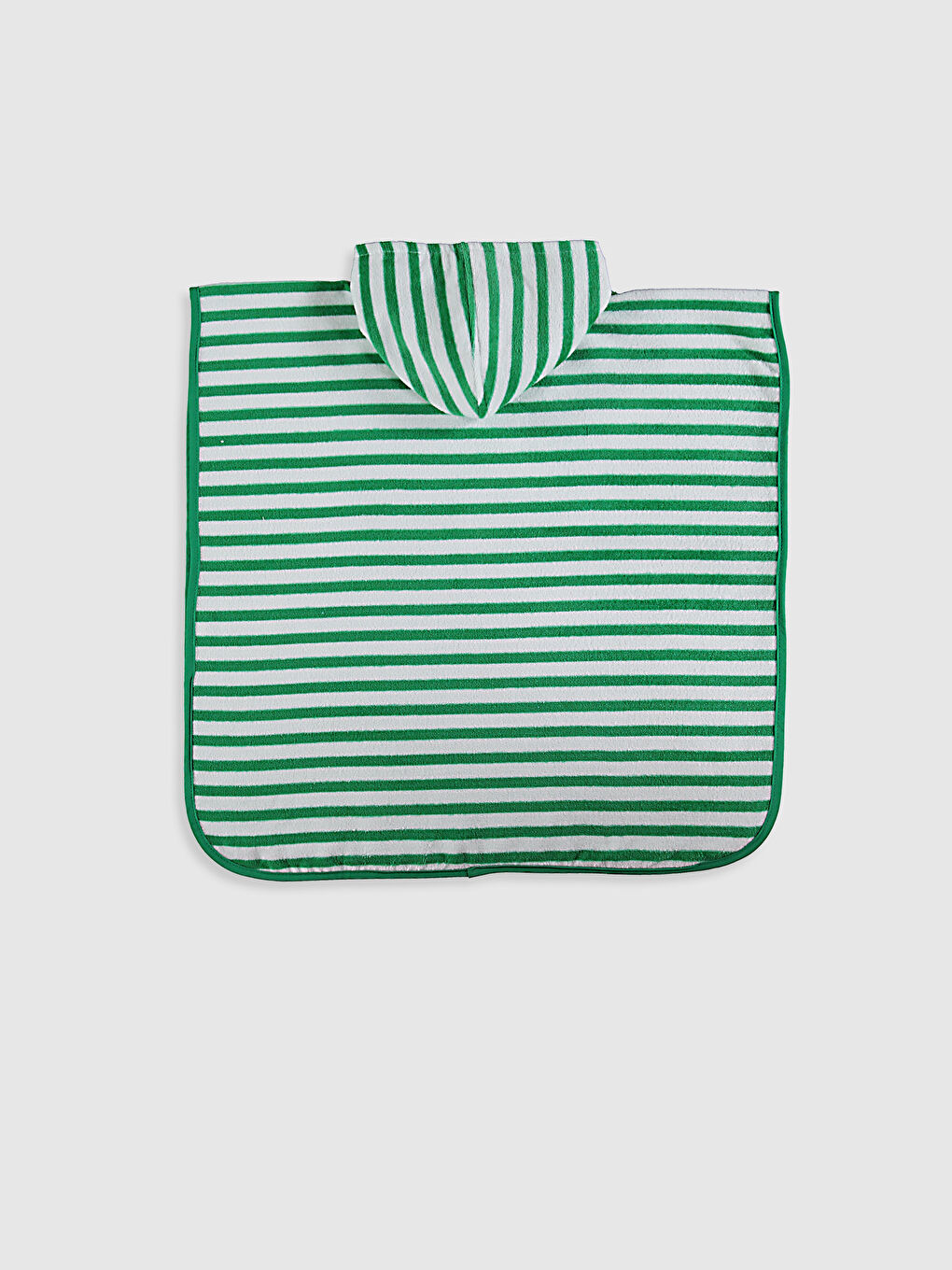 Yeşil Erkek Bebek Panço Havlu-1