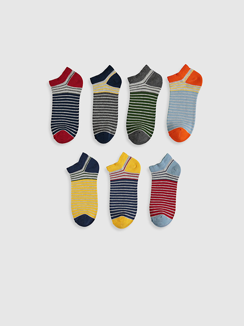 Boys' Trainer Socks 7 Pack-1