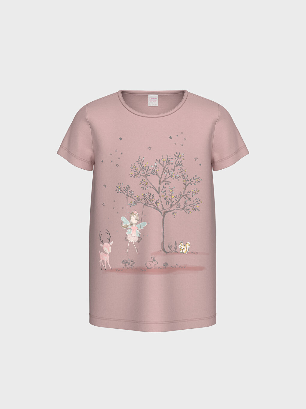 Pembe Kız Çocuk Pijama Takımı-1