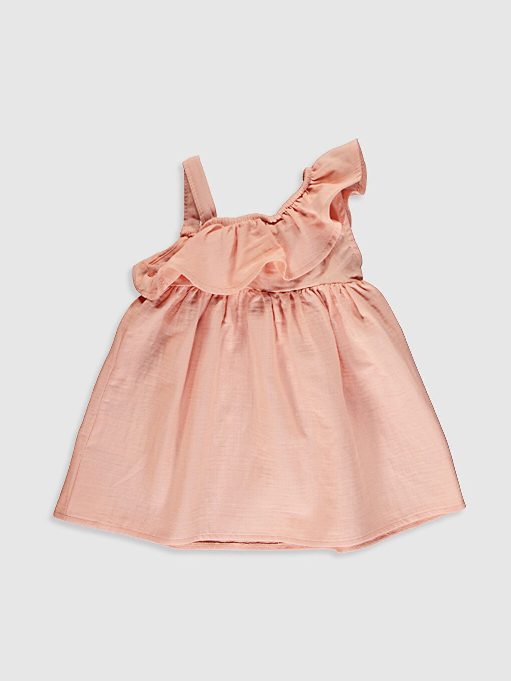 Ekru Kız Bebek Elbise-1