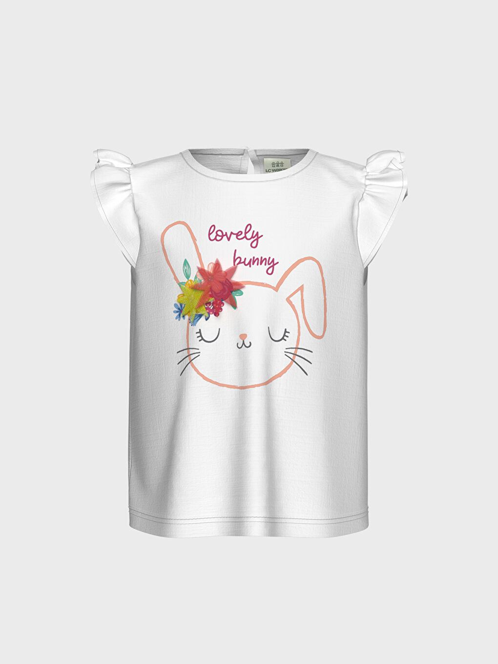 تي شيرت بيبي بياقة دائرية عبوة من قطعتين-2