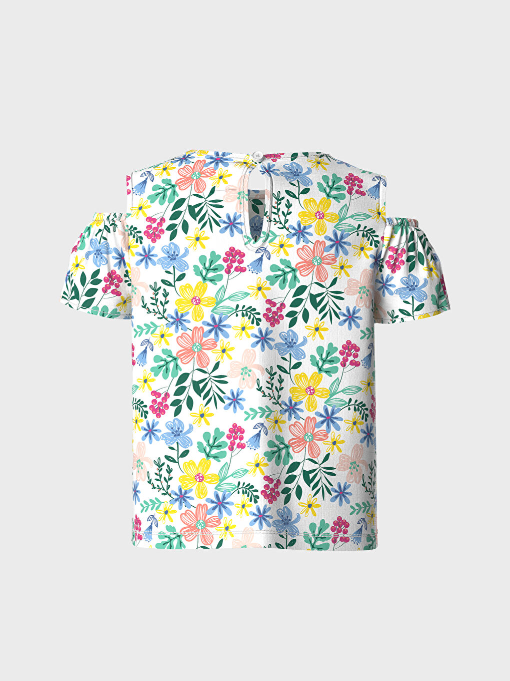 تي شيرت بيبي بياقة دائرية عبوة من قطعتين-4