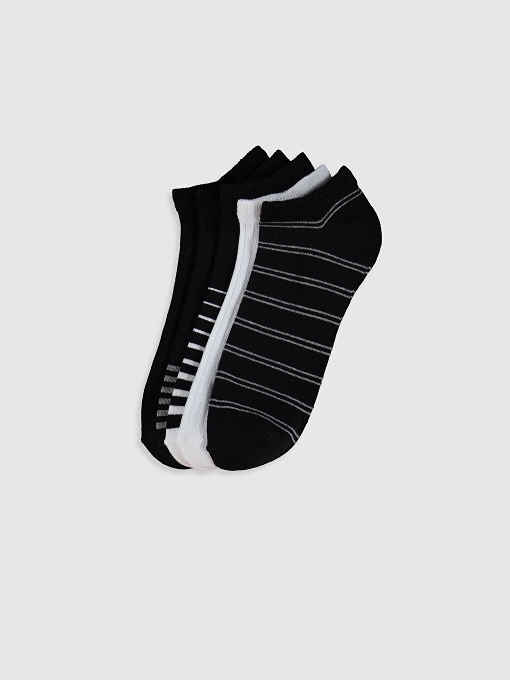 Karışık Renk İpliği Boyalı Patik Çorap