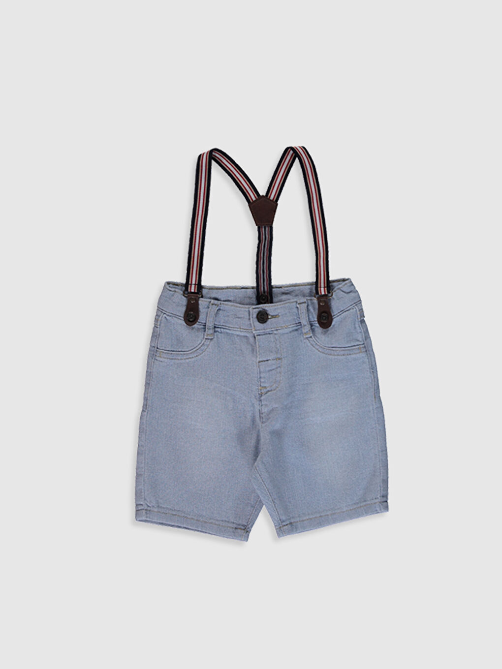 Standard Fit Baby Boy Jean Shorts-2