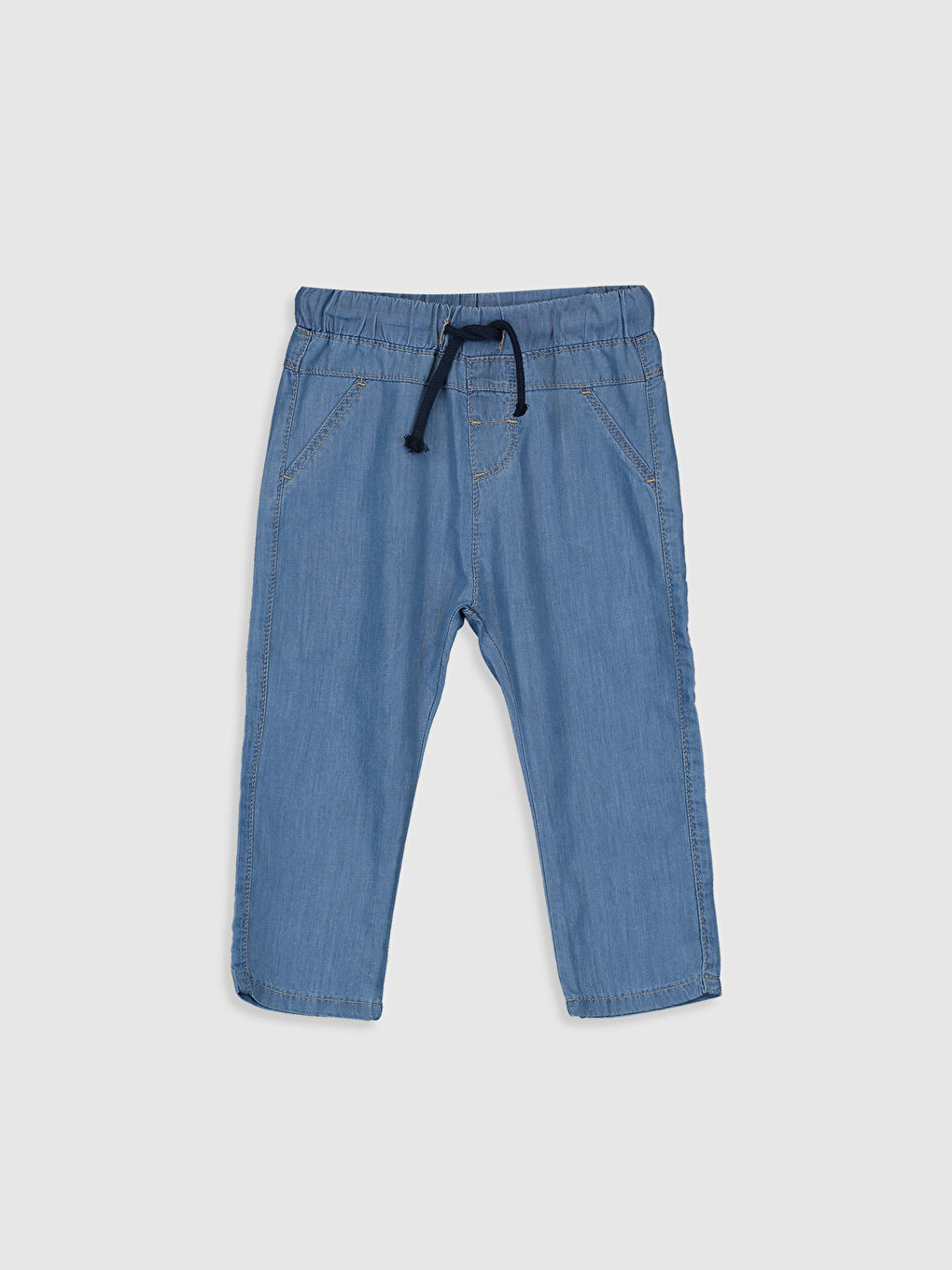 İndigo Bol Kalıp Erkek Bebek Jean