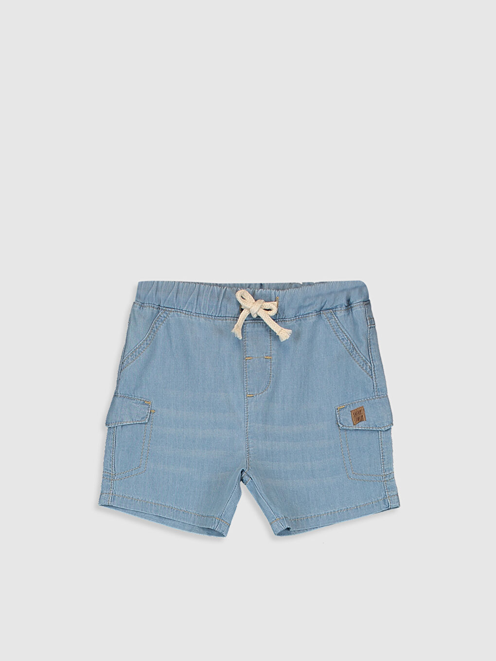Short en jean garçon bébé coupe standard