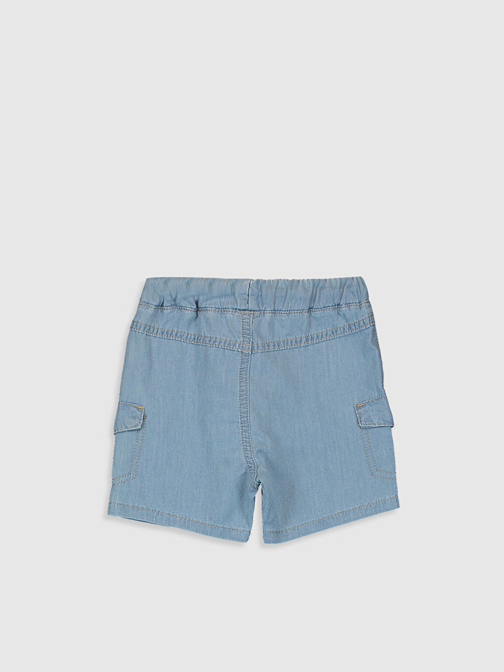 Short en jean garçon bébé coupe standard-1