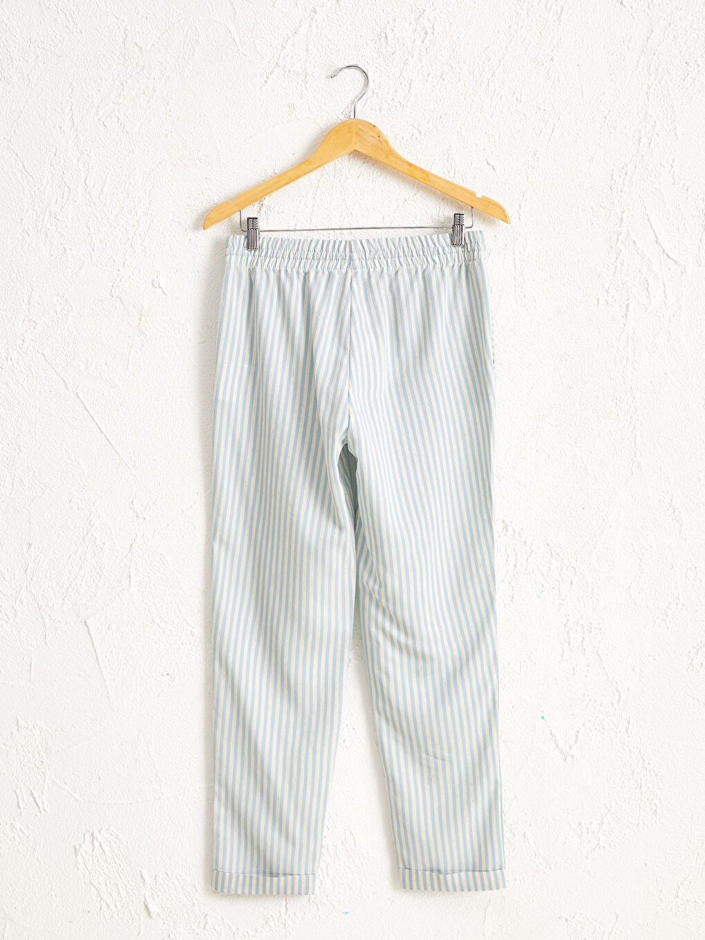 Pantalon Coupe Carotte Rayé Longueur Cheville-1