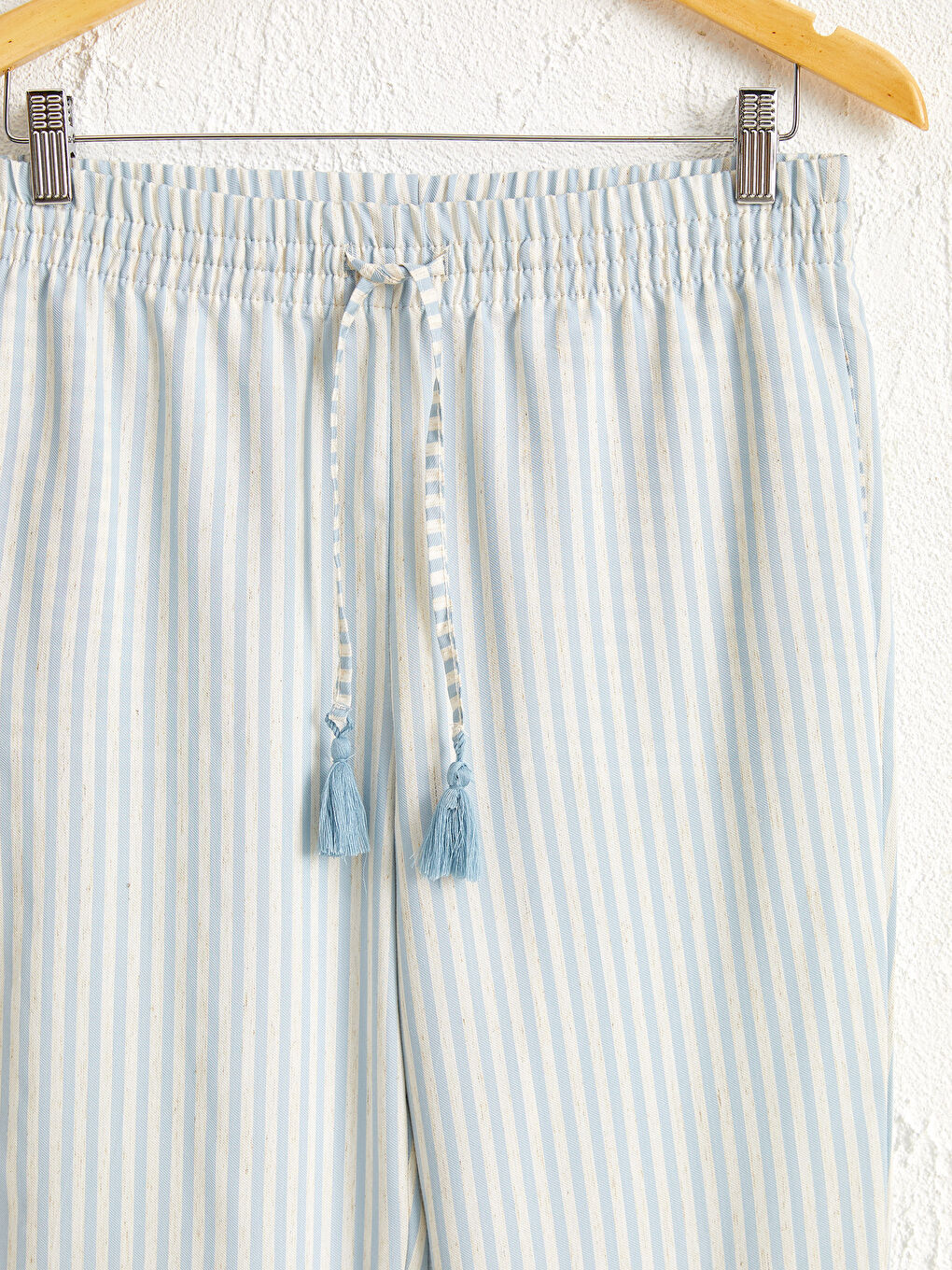 Pantalon Coupe Carotte Rayé Longueur Cheville-2