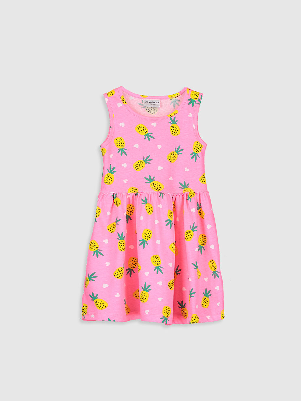Girl's Figured Cotton Dress