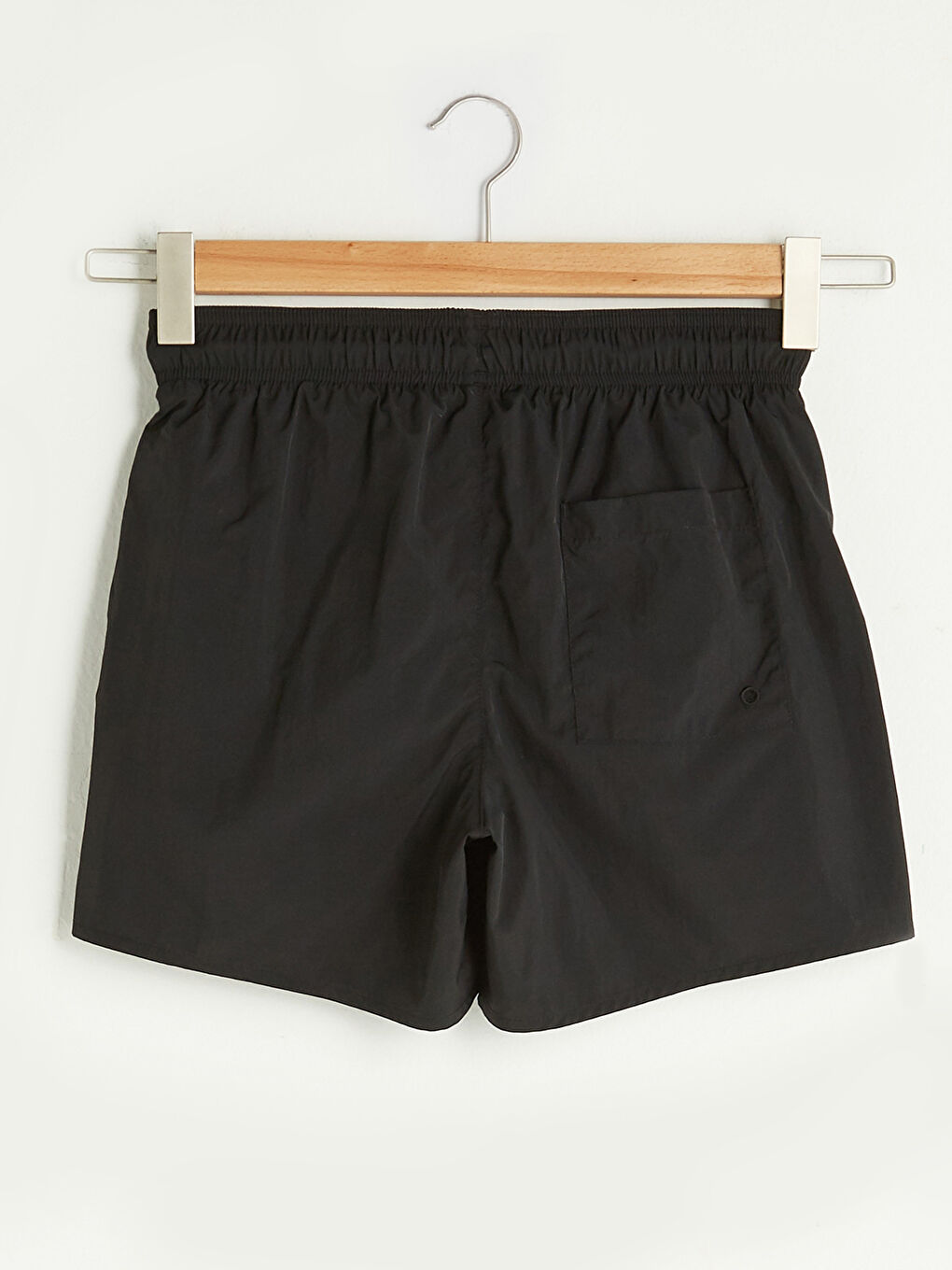 Siyah Hızlı Kuruyan Basic Erkek Deniz Şortu-6