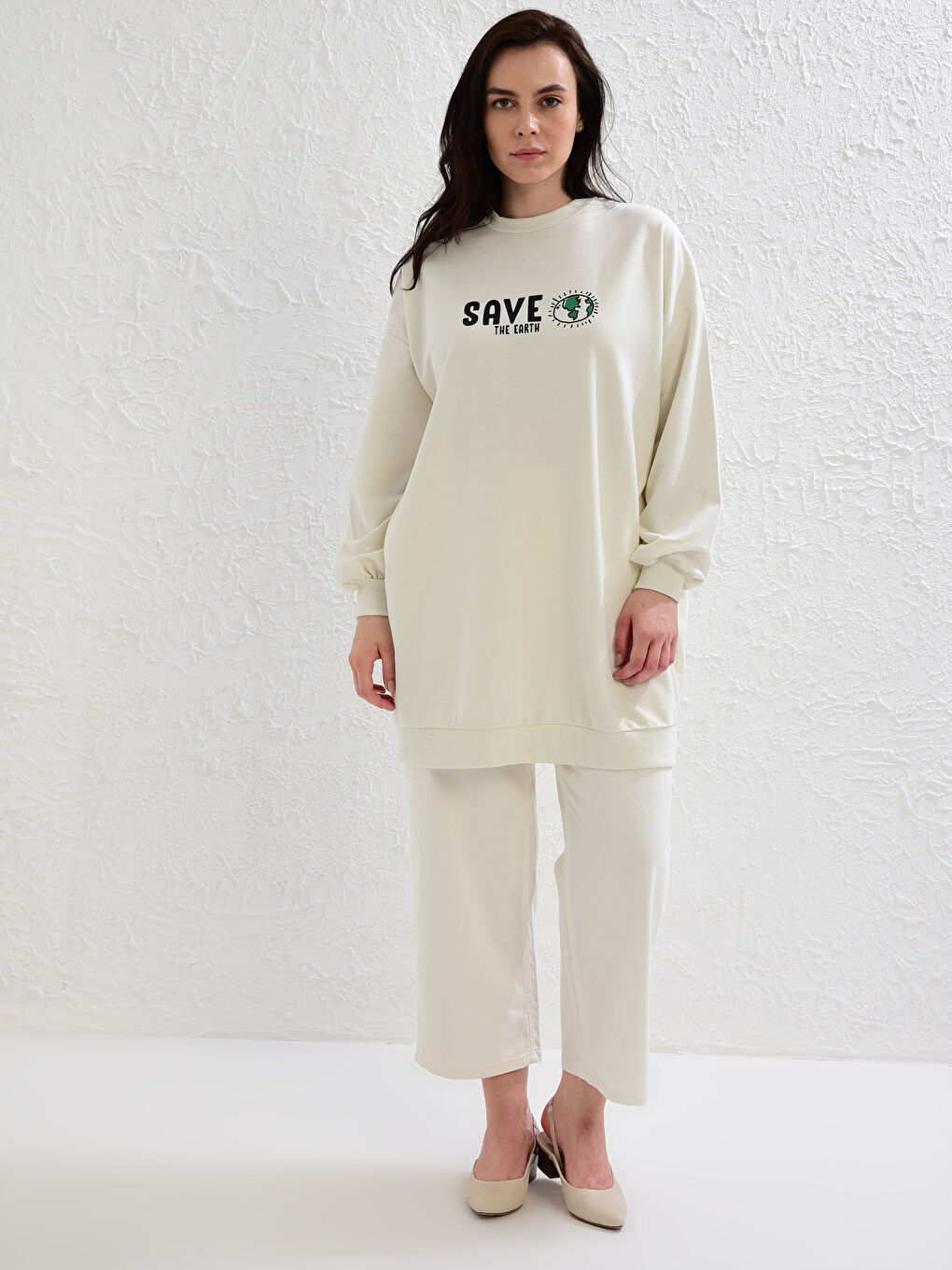 Letter Printed Sweatshirt-3