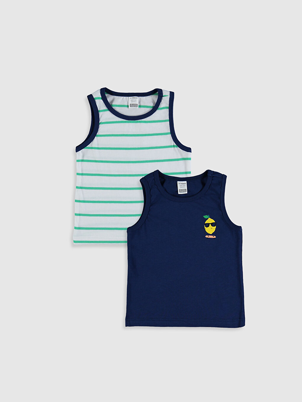 LCW baby 2-pack Baby Boy’s Cotton Tank Top -0SK051Z1-PNC