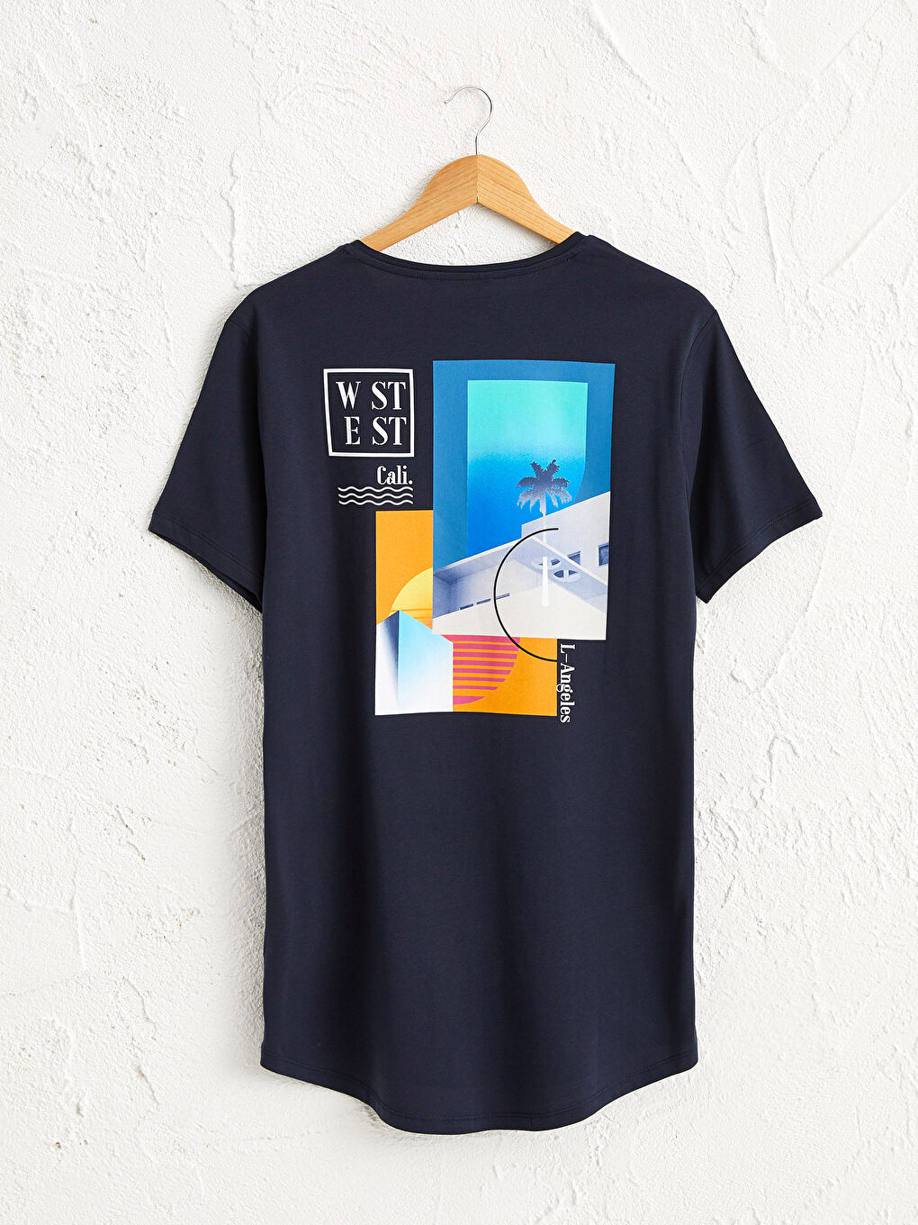 Crew Neck Printed T-Shirt-1