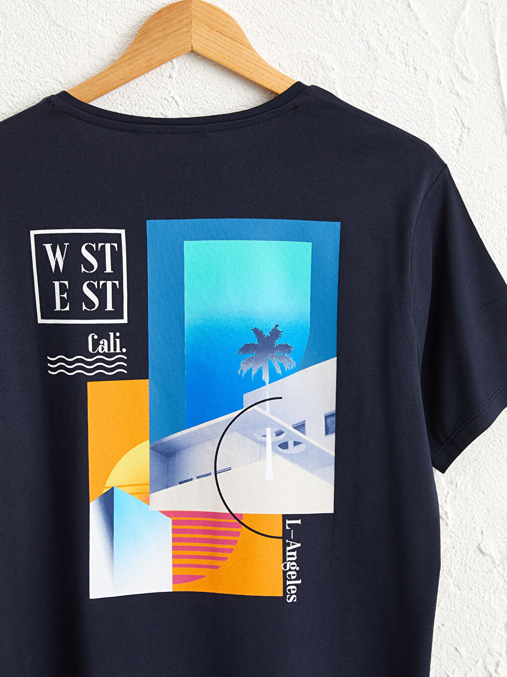 Crew Neck Printed T-Shirt-2