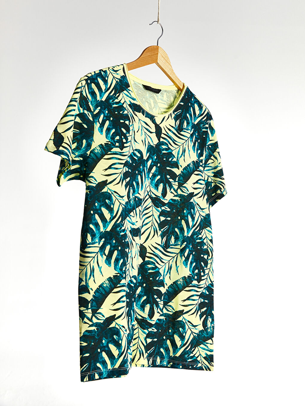 Figured Cotton T-Shirt