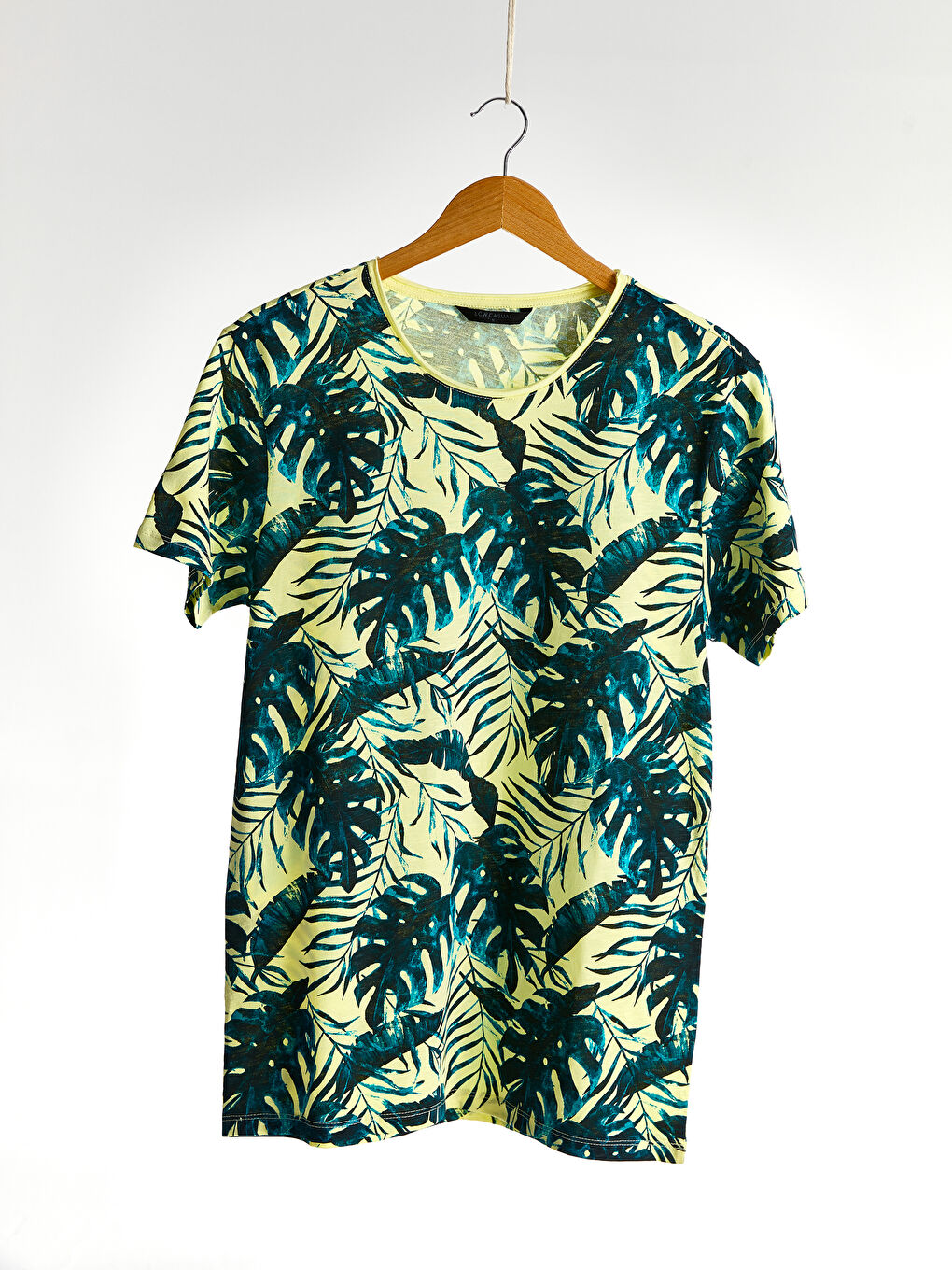 Figured Cotton T-Shirt-1