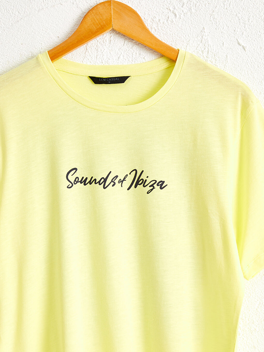 Футболка из чесаного хлопка с круглым вырезом и принтом-2