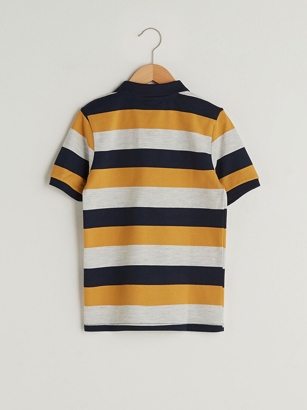 Футболка з бавовни в смужку для хлопчика-1
