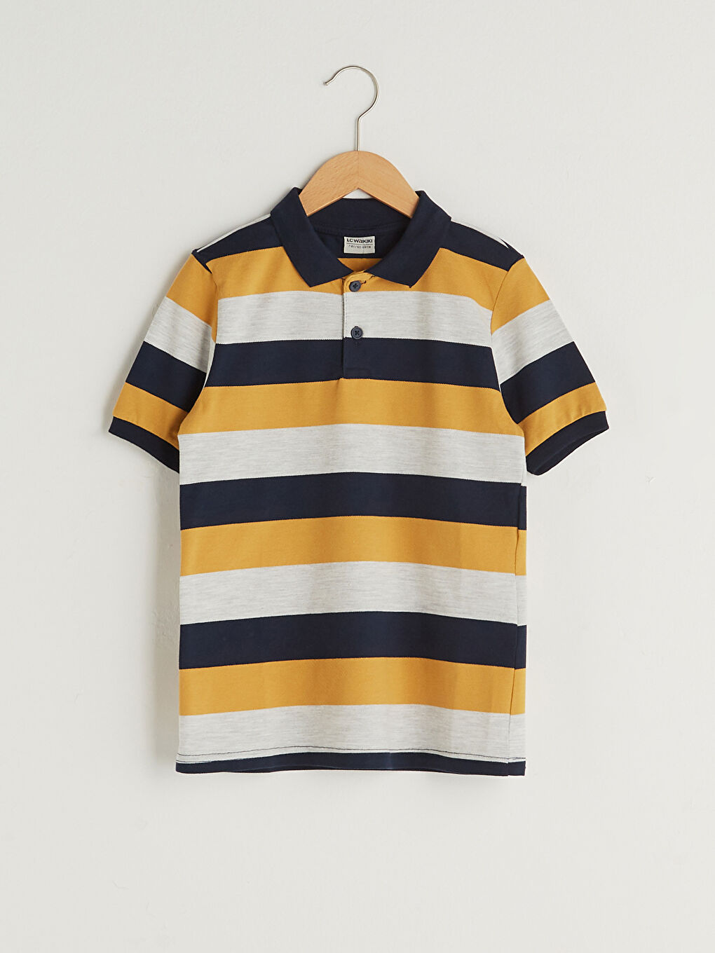 Футболка з бавовни в смужку для хлопчика