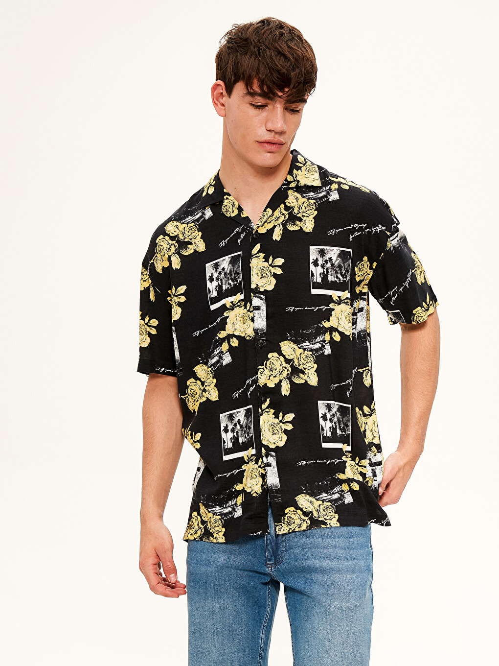 XSIDE Poplin Erkek Gömlek - 0SK391Z8-LQJ | LCW
