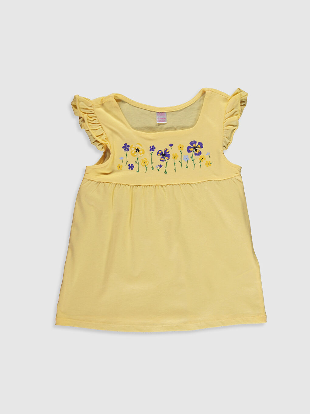 Girl's Printed Cotton Pyjamas Set-2