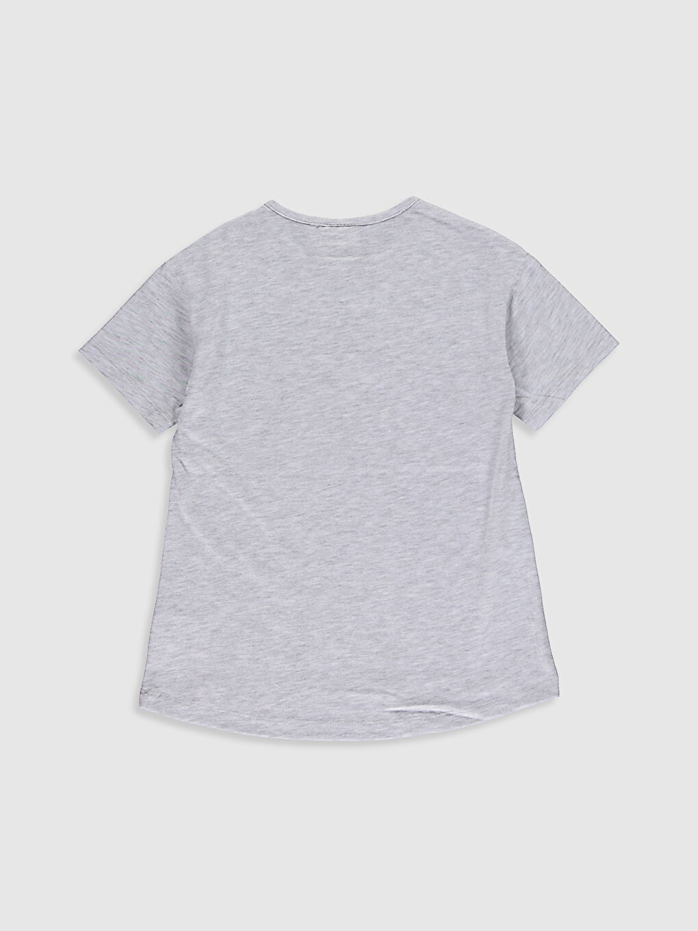 Beyaz Kız Çocuk Baskılı Tişört-2