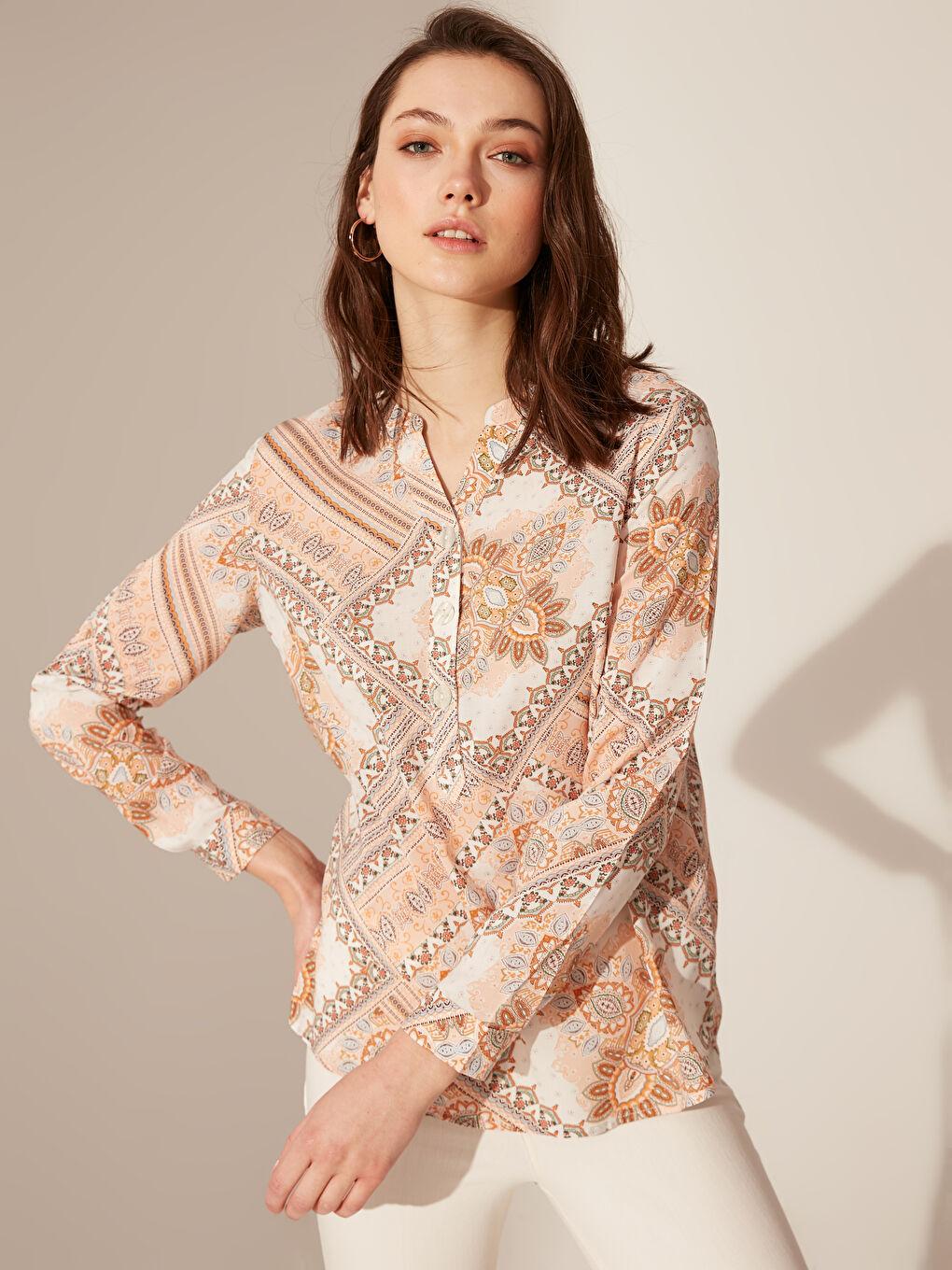Long Sleeve Women's Blouse