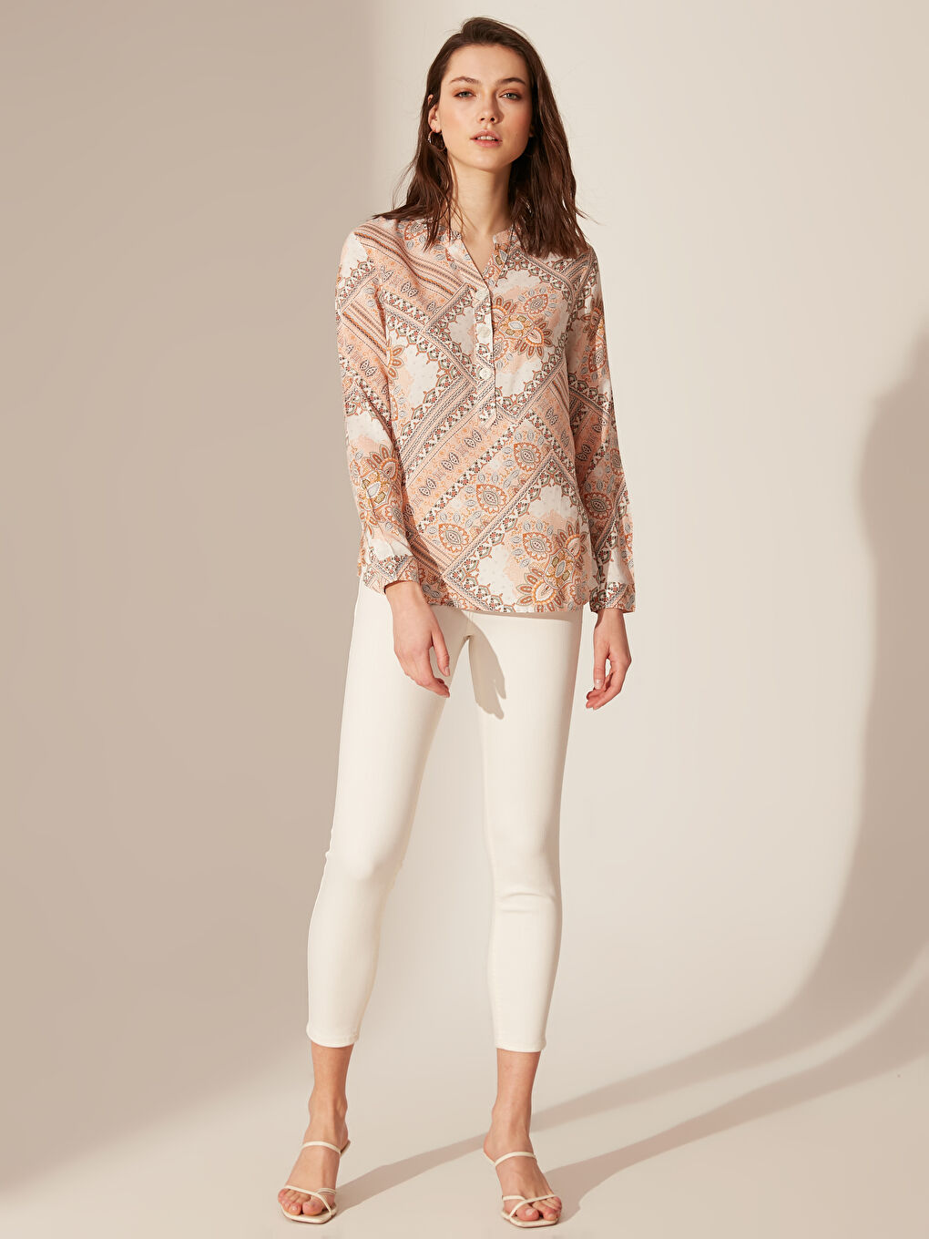 Long Sleeve Women's Blouse-1