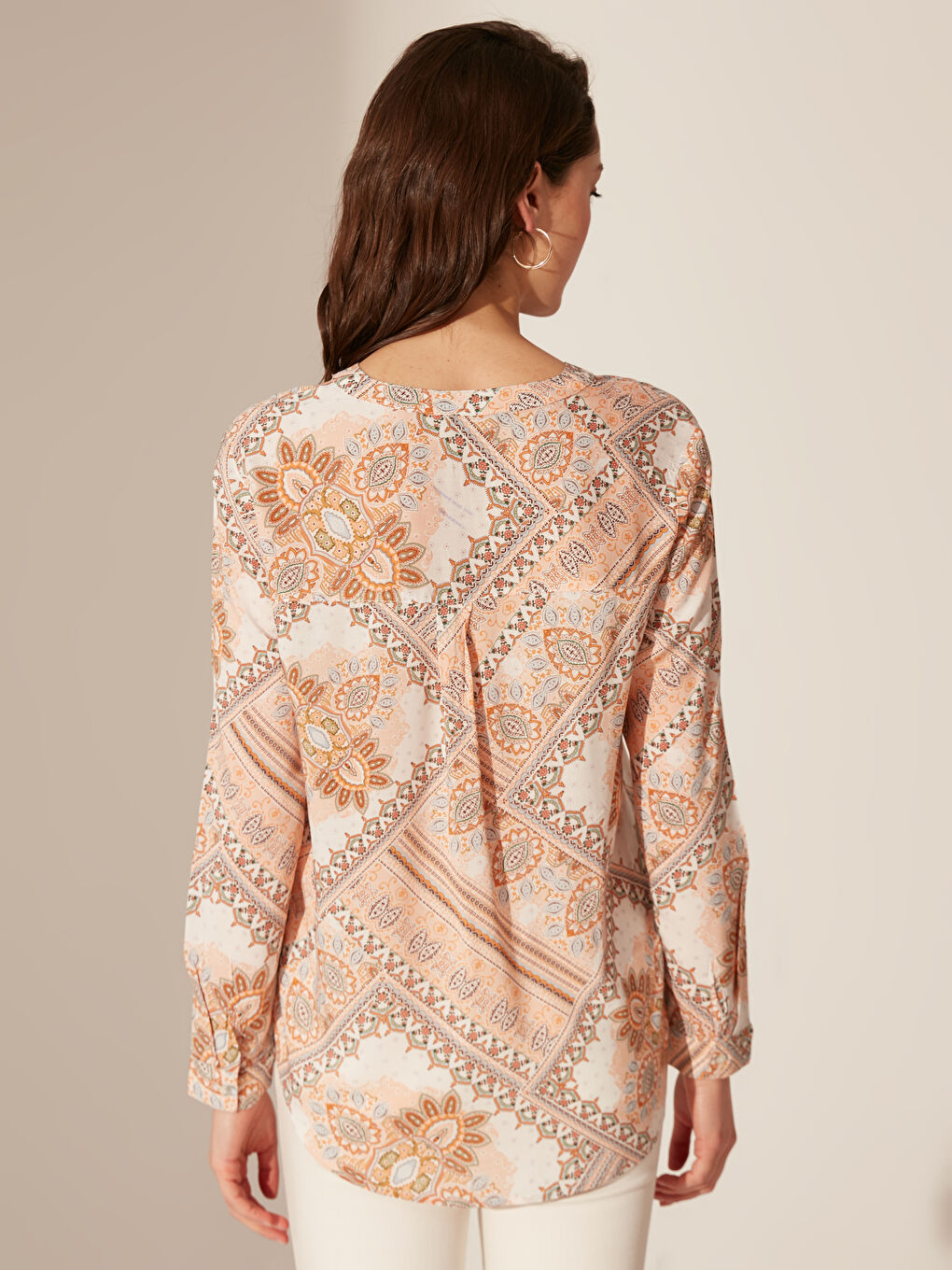 Long Sleeve Women's Blouse-2