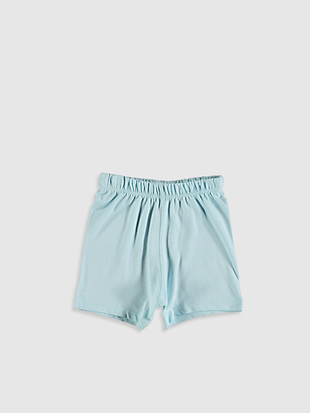 Beyaz Erkek Bebek Şort 2'li-2