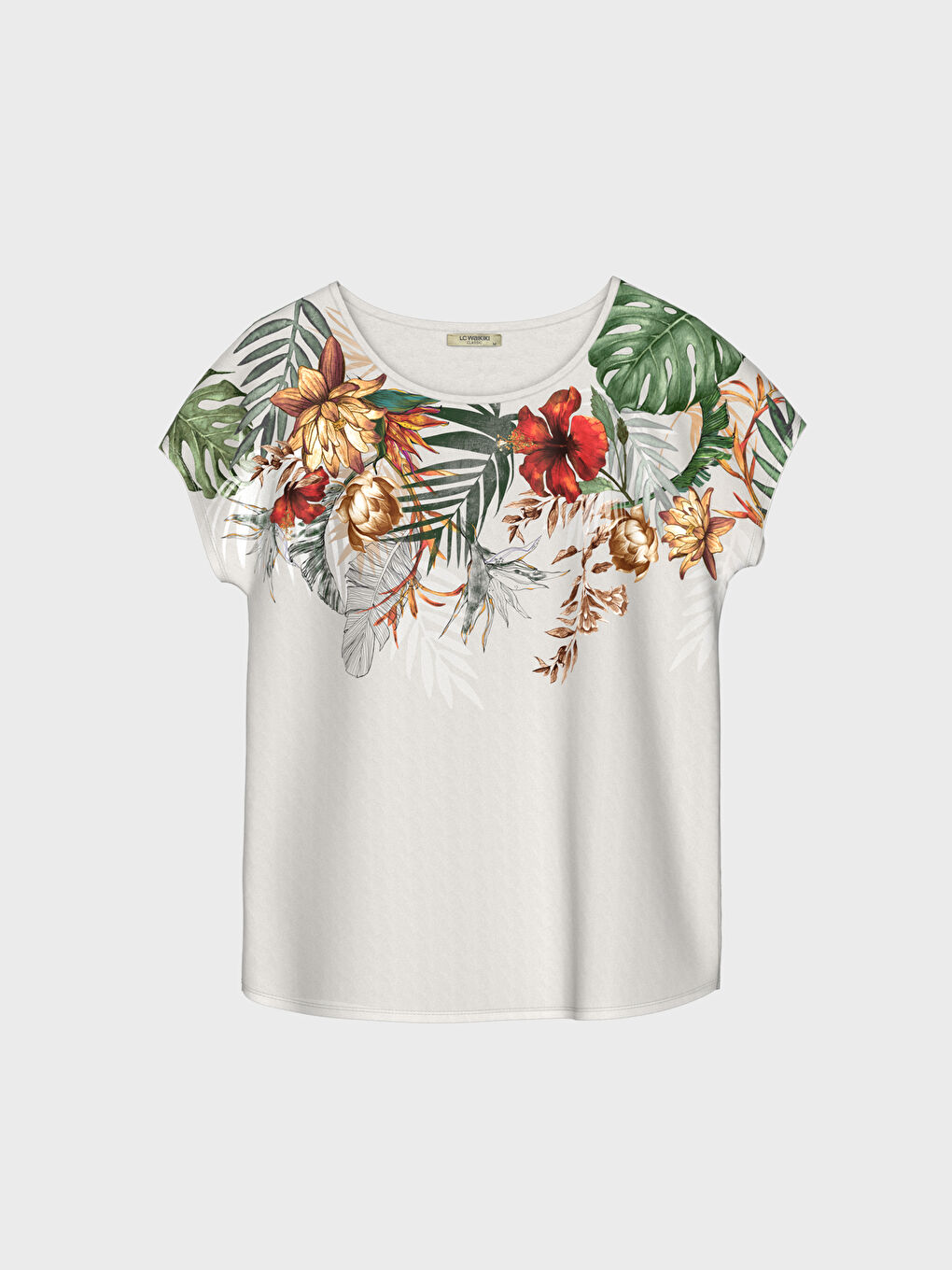 LCWAIKIKI Classic Crew Neck Short Sleeve Women's T-Shirt -0SL255Z8-KNB