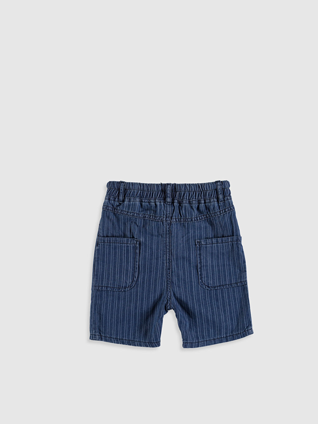 İndigo Standart Kalıp Erkek Bebek Jean Şort-1