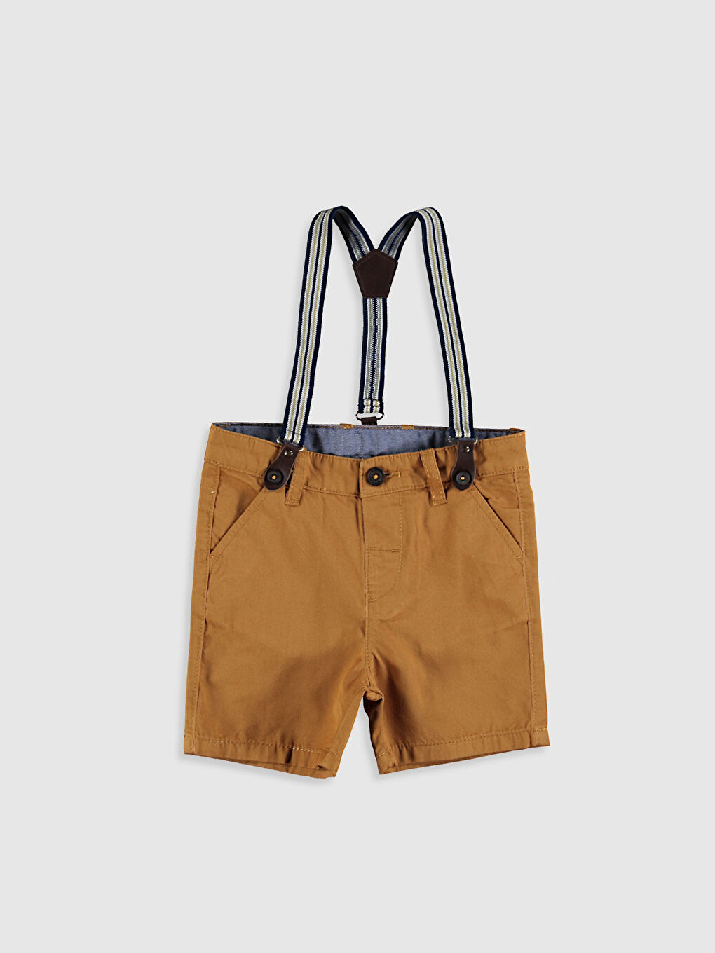 Pantaloni scurți și Bretele cu Clips pentru Bebeluși Băieți