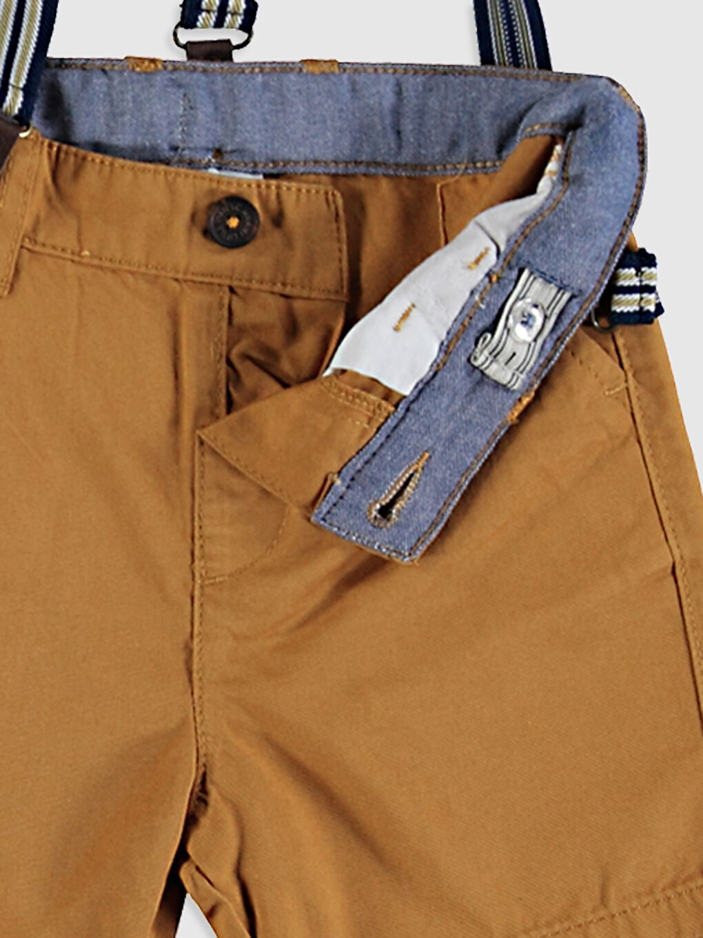 Pantaloni scurți și Bretele cu Clips pentru Bebeluși Băieți-2