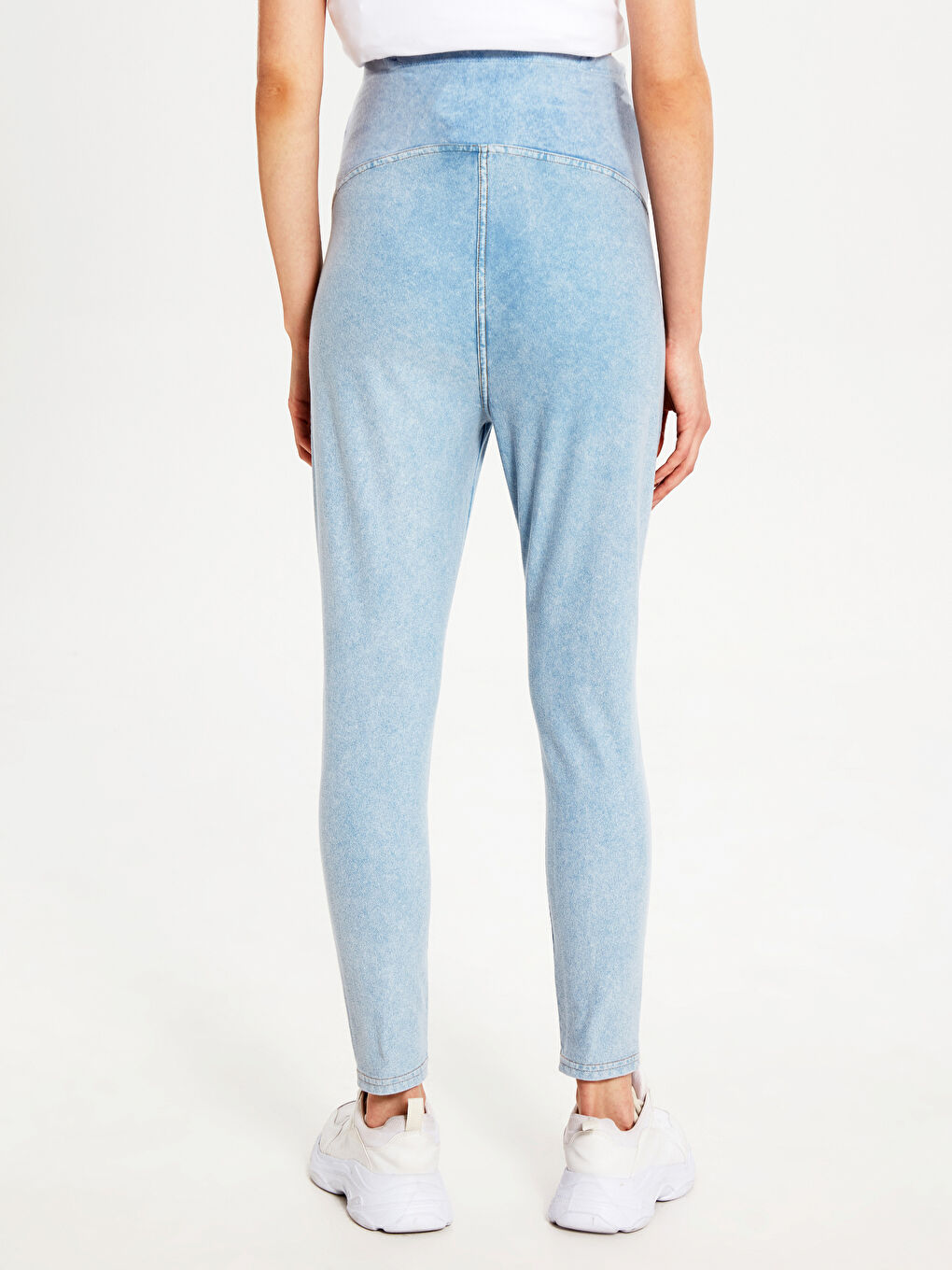 İndigo Ekstra Dar Fit Hamile Tayt-3