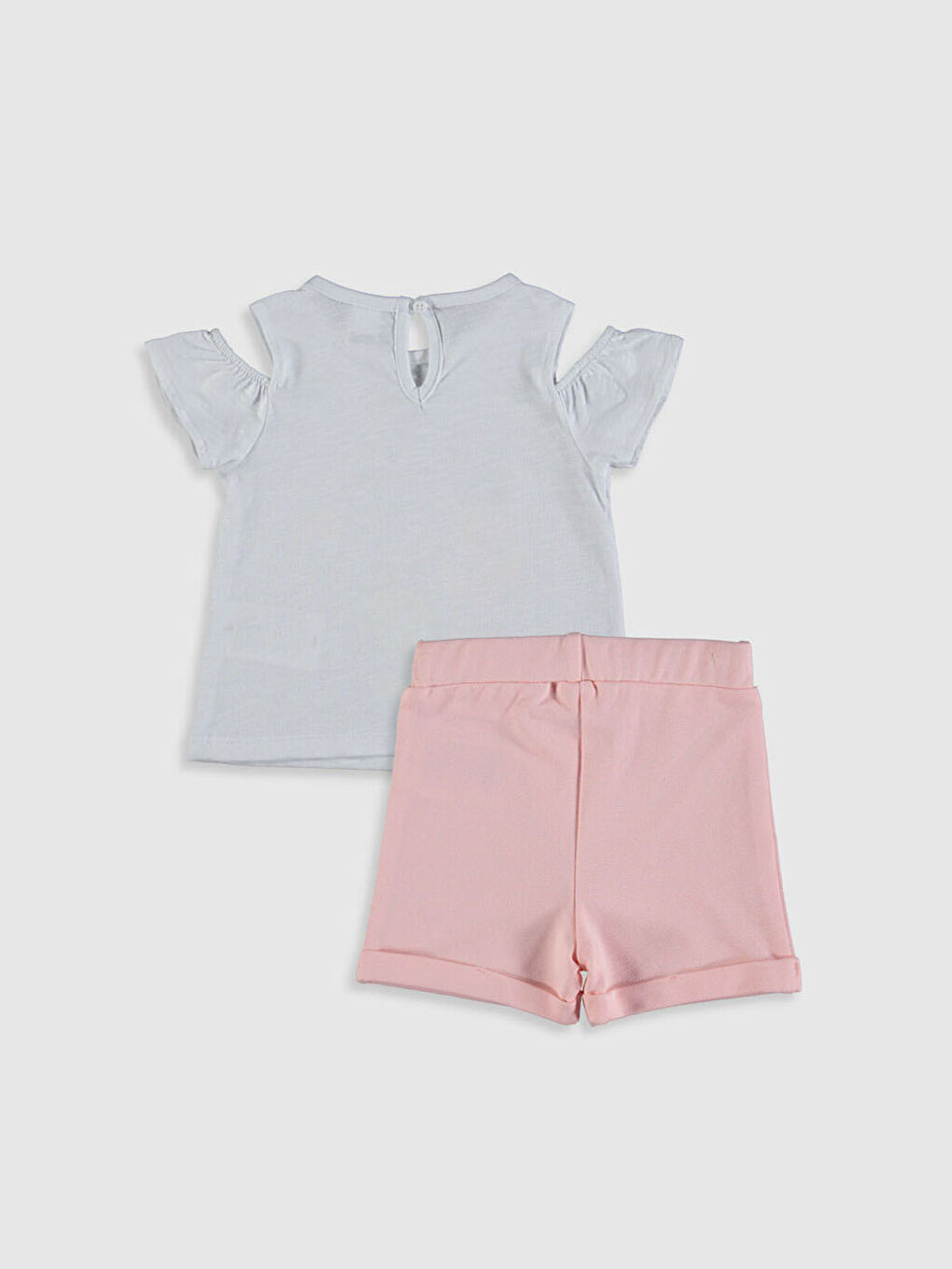 ჩვილი გოგონას მაისური და შორტი-1