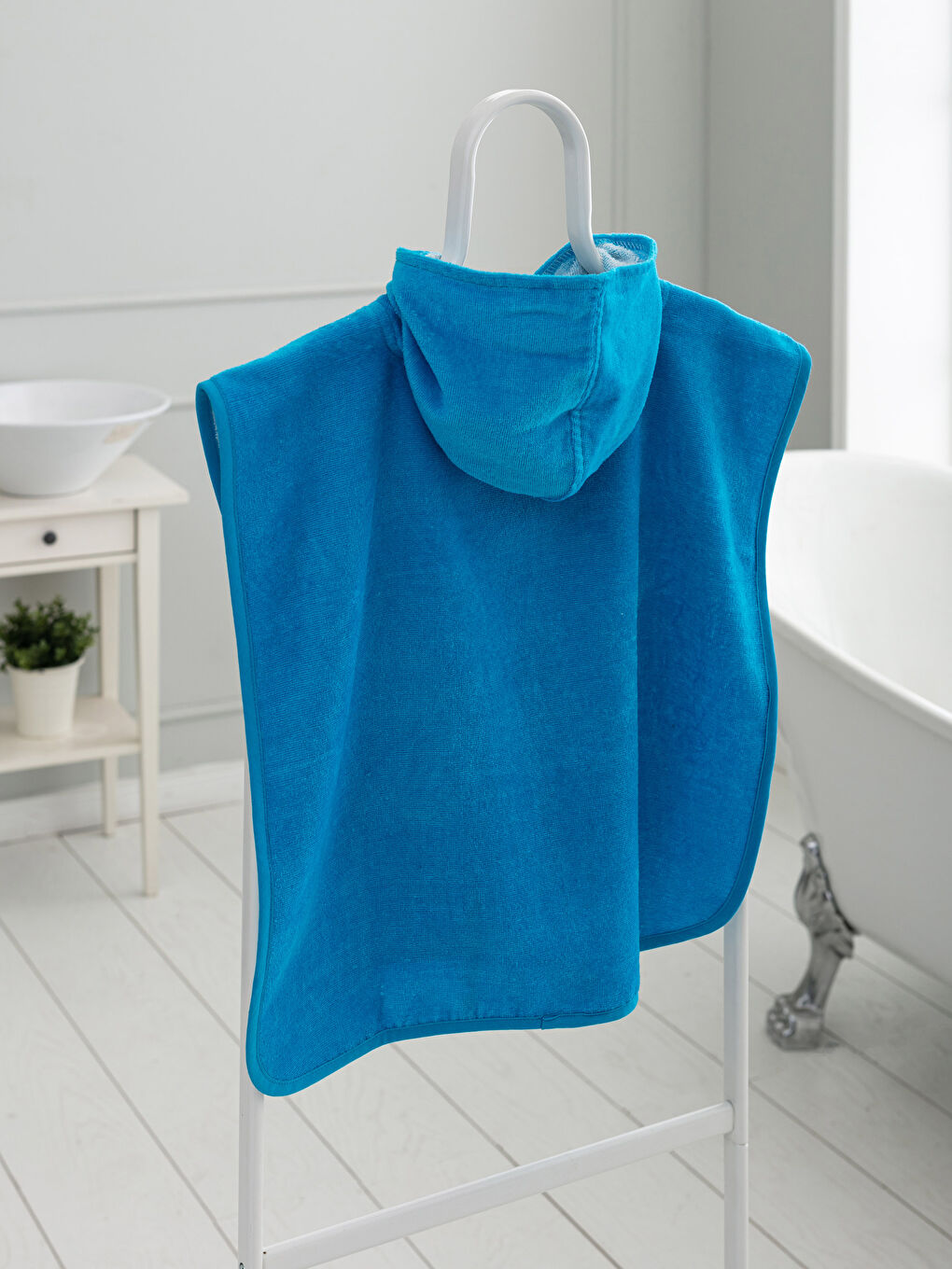 Mavi Erkek Bebek Panço Havlu-1