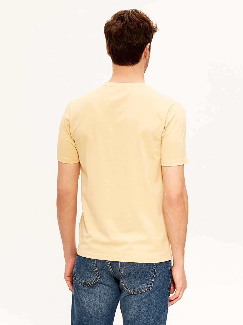 Футболка из чесаного хлопка для мужчин-3