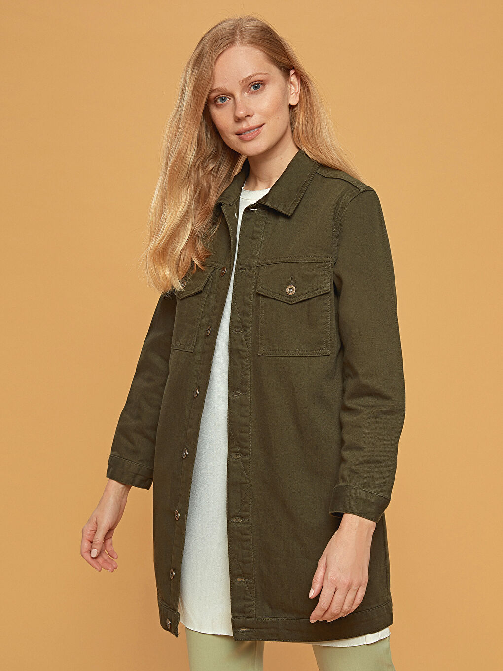 LCW Modest Pocket Detailed Jean Jacket -0SL790Z8-HBV