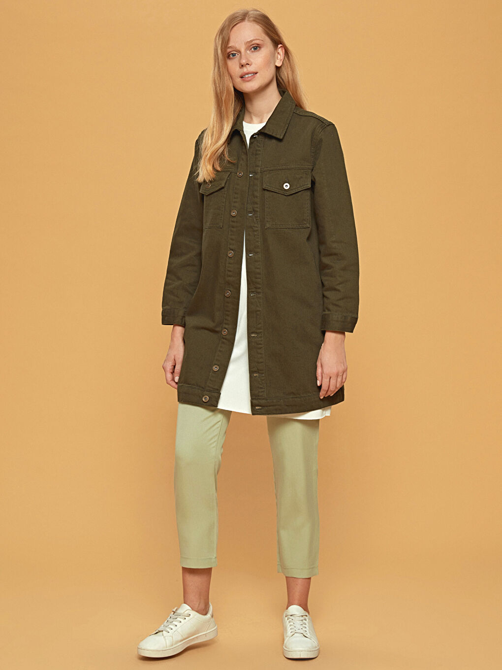 LCW Modest Pocket Detailed Jean Jacket -0SL790Z8-HBV