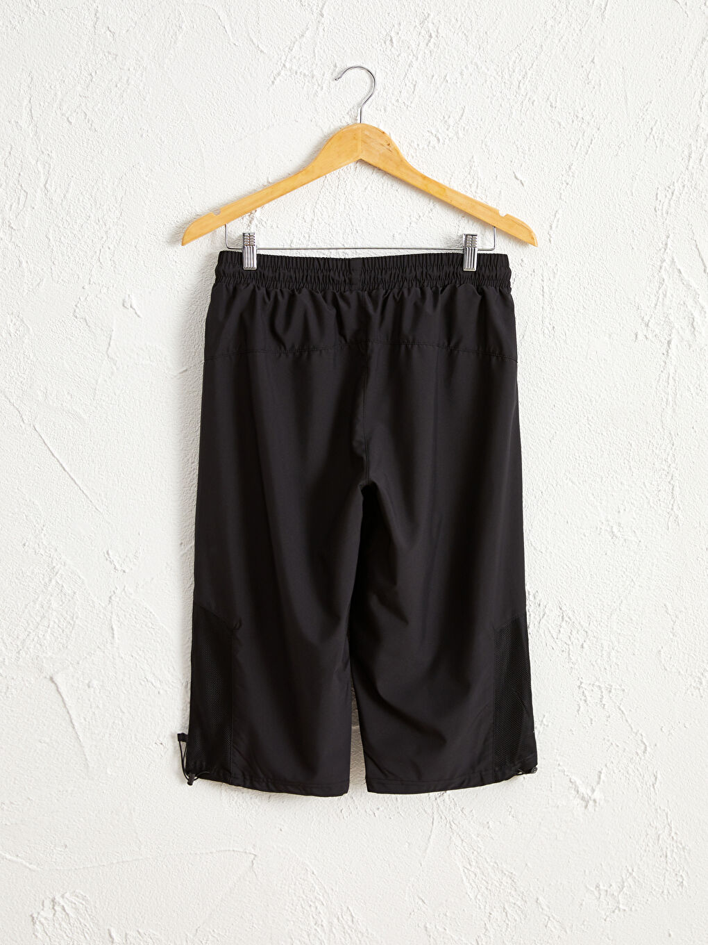 Siyah Diz Altı Boy Deniz Şortu-1