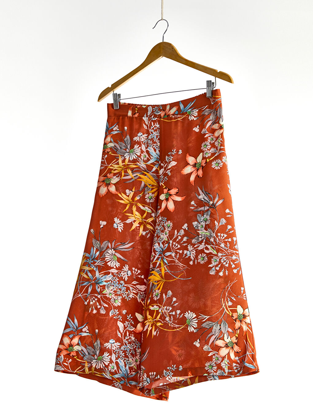 Women's Patterned Viscose Capri