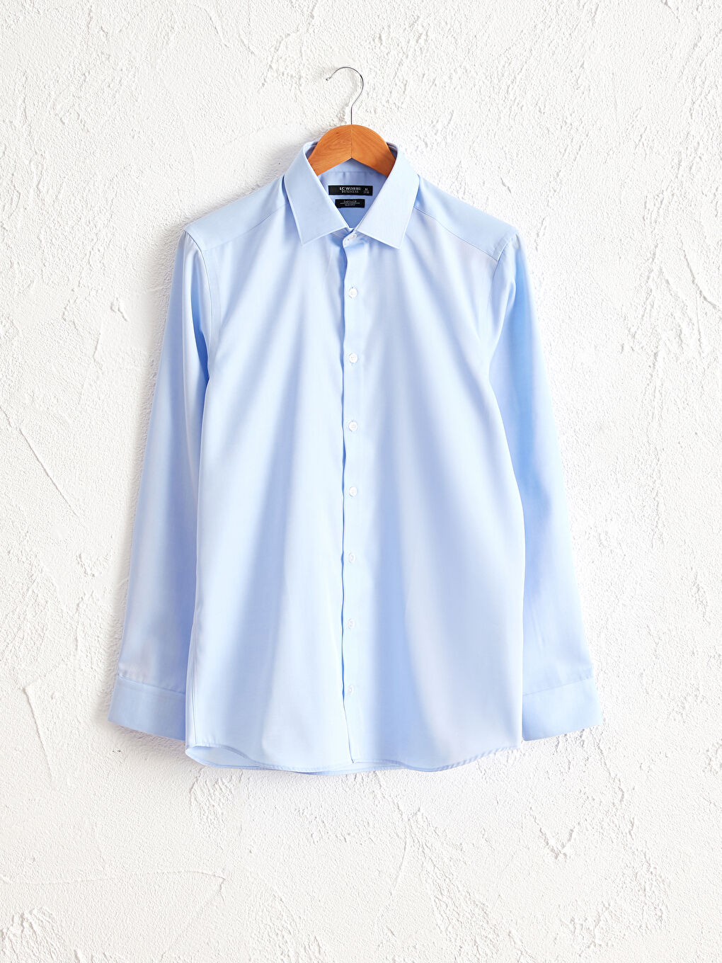 LCWAIKIKI Formal 100% Cotton Non Iron Wrinkle Free Shirt -0SL947Z8-CSV