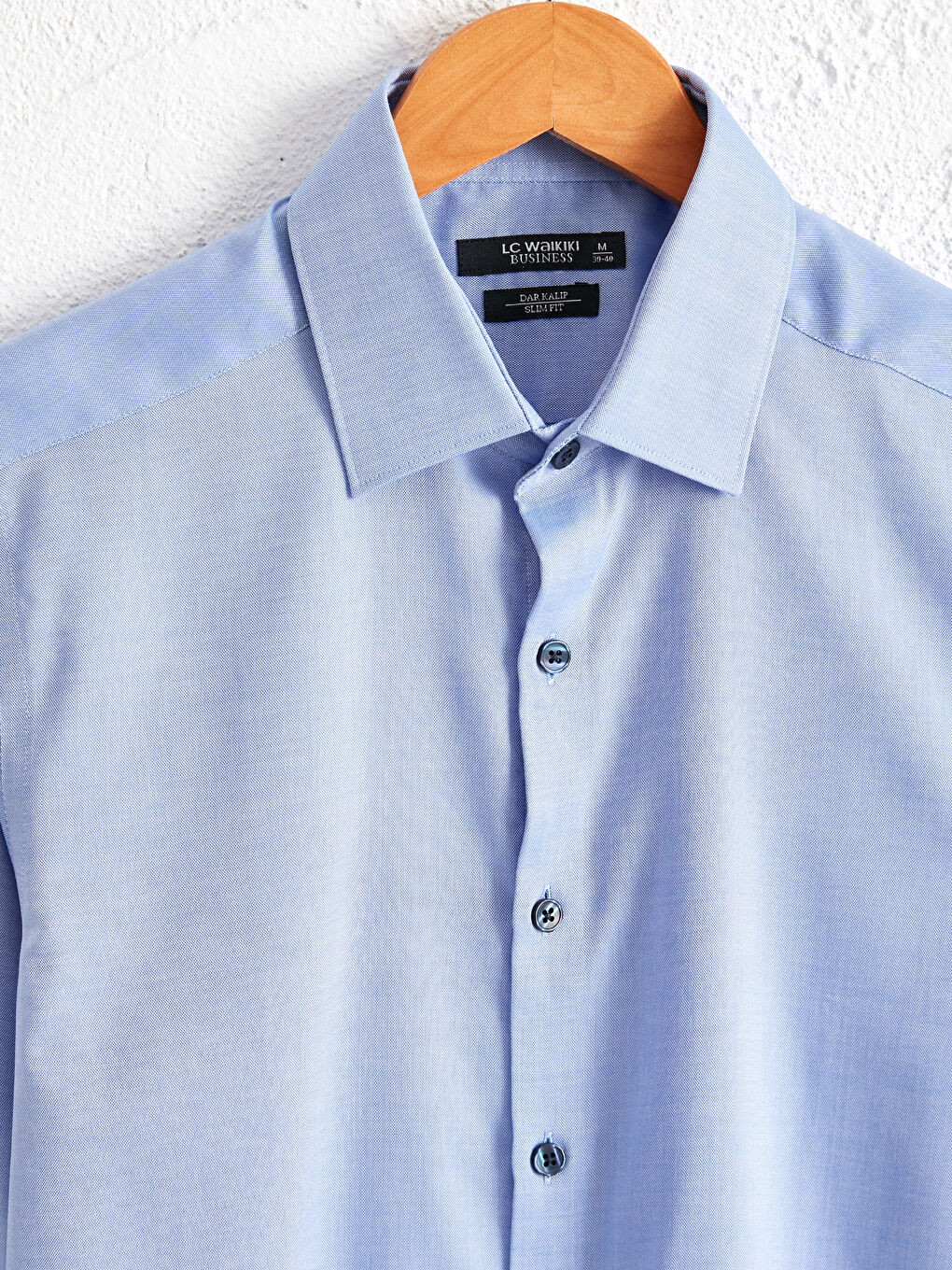 LCWAIKIKI Formal Slim Fit Long Sleeve Oxford Men's Shirt -0SL952Z8-CSV